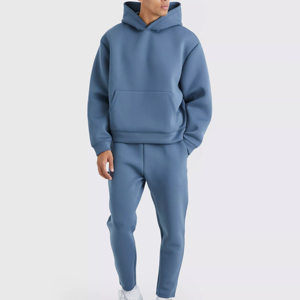 Premium Men Cotton Tracksuit Custom Logo French Terry <b>Jogger</b> Set OEM Clothing Manufacturer Private Label Supplier - Product Image 1
