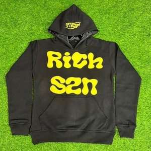 Sudadera con Capucha de Alta Calidad para Hombre, 100% Algodón, Felpa, Sólida, Transpirable, Ligera, Sublimada, con Bolsillo, Nueva Moda Urbana de Pakistán - Product Image 2