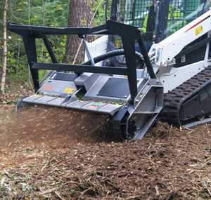 Wholesale DML Forestry Mulcher Attachment Professional Land Clearing Brush Skid Steers Excavators Loaders Diesel Pump Steel - Product Image 1