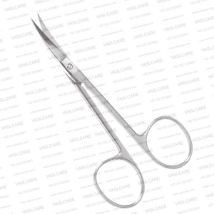 Tijeras de plástico Sealy de 4-3/4 (12 cm) con punta fina de acero inoxidable para disección nasal, para rinoplastia y otorrinolaringología, de Vaslcare - Product Image 4