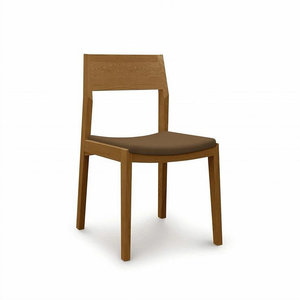 Chaise de salle à manger en teck minimaliste, faite à la main, en bois massif, fournisseur OEM ODM, meubles de maison personnalisables - Product Image 1