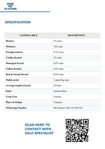 (PROMO EXCEPTIONNELLE) NOUVELLE RÉCOLTE Riz Jasmin Blanc à Grains Longs du Vietnam 5% de Brisure Riz Parfumé Riz Au Jasmin 1kg 5kg 10kg 20kg - Product Image 4