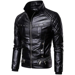 Veste en cuir PU à capuche de haute qualité pour hommes avec broderie personnalisée Manteau d'hiver de qualité supérieure fabriqué au Pakistan - Product Image 6