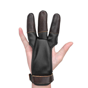 Archery Shooting Gloves Three Finger Archery Gloves Bowhunter Gloves Professional Archery Accessories Finger Guard Gloves - Product Image 3