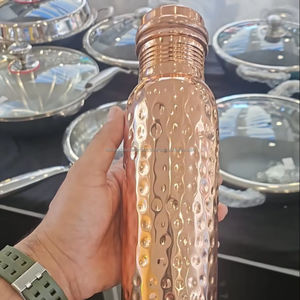 100% bouteille en cuivre d'origine cuisine et verres de table bouteilles d'eau en cuivre pur faire bouillir l'eau Applicable pour un usage de bureau - Product Image 1