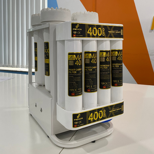 Sistema de ósmosis inversa de 8 etapas de alta calidad, 75GPD, con tanque y bomba, para el hogar, oficina, máquina purificadora de agua RO portátil. - Product Image 6