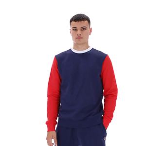 Sudadera con capucha de lana con cuello redondo para hombre personalizada 100% algodón manga larga manga acampanada Otoño de gran tamaño al por mayor - Product Image 1