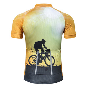 Jersey de Ciclismo Sublimado al por Mayor, con Logotipo de Marca Personalizado, de Secado Rápido, Aislado, para Maratón, Manga Corta - Product Image 2