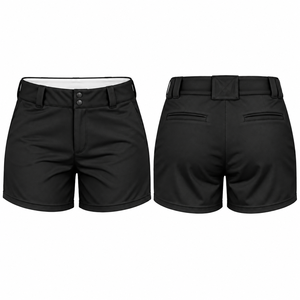 Shorts de softball personnalisés pour femmes, shorts de baseball, shorts athlétiques à double fermeture à boutons-pression et passants de ceinture, shorts de sport personnalisés pour équipes féminines - Product Image 6
