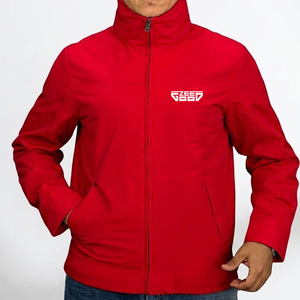 Men's <b>Red</b> Nylon Windbreaker <b>Jacket</b> Lightweight Casual Zip Up Outerwear Manufacture Premium Street Fashion OEM <b>jacket</b> for men - Product Image 1