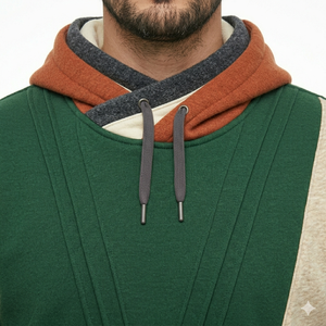 Sweat-shirt à capuche pour homme à manches longues sans fermeture éclair, épais et chaud, en tissu doux, décontracté, pour le sport, le fitness, les voyages, l'hiver - Product Image 1