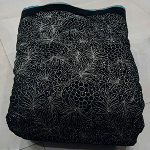 Tissu en velours brodé pour robes de mariée et robes de soirée perlées, destiné aux acheteurs en gros mondiaux - Product Image 2