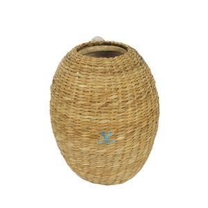 <b>Top</b> Quality Seagrass Water Hyacinth Flower Vase Woven Decorative Home Decor Supplier - Product Image 5