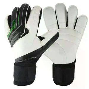 Guantes de portero de fútbol, ​​cuero PU con dedos completos, antideslizantes, transpirables, correa de muñeca ajustable, equipo deportivo Unisex - Product Image 1