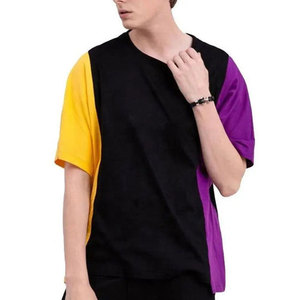 T-shirt oversize streetwear pour homme, coton épais de qualité supérieure, col rond, fournisseur en gros OEM ODM - Product Image 1