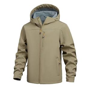 Veste softshell tactique de randonnée imperméable coupe-vent pour homme avec logo personnalisé - Product Image 3