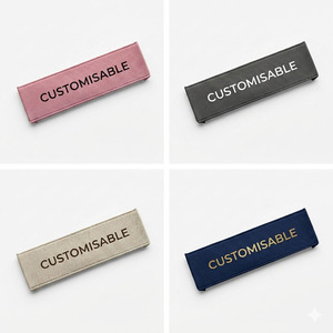 Étiquettes tissées damassées personnalisées haut de gamme pour vêtements, étiquettes de col à coudre haute densité, étiquettes de marque principales personnalisées pour vêtements - Product Image 6