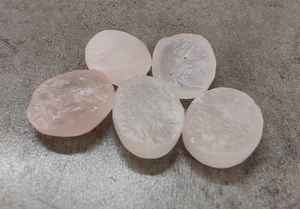 โรสควอตซ์ดรูซี่ทรงรีแบบคาโบชอง หินพลอยธรรมชาติขนาดมาตรฐาน สำหรับทำเครื่องประดับและงานฝีมือ - Product Image 4