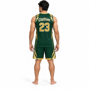 Ensemble d'uniformes de basketball pour l'entraînement, la compétition et la pratique, comprenant un maillot et un short athlétiques respirants et légers, vêtements de sport d'équipe - Product Image 2