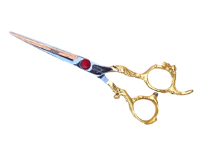 Ciseaux de coiffure professionnels en acier japonais 440C, ciseaux de barbier, ciseaux de salon - Product Image 2