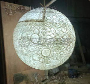 Lune suspendue en fibre optique pour la décoration - Product Image 4