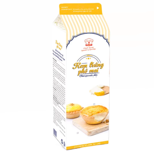 Mejor Precio al por Mayor, Suministro para Exportación, Crema No Láctea para Repostería, Postres, OEM/ODM, HALAL, Crema de Huevo, Crema de Huevo sin Cocinar, 1KG, Dulce - Product Image 1