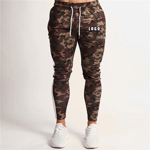 Pantalon de jogging camouflage pour hommes, coupe slim, taille élastique avec cordon de serrage, personnalisable avec logo, idéal pour la gym et le fitness – Vente en gros - Product Image 6