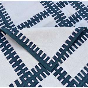 Tapis Dhurrie en coton naturel fait à la main dans un style à tissage plat pour la décoration intérieure Disponible dans les tailles 5x8 6x9 8x10 9x12 pour chambre à coucher Hall - Product Image 3