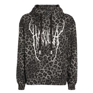 Sudadera con Capucha Unisex de Nuevo Diseño, Cálida para Invierno, con Forro Polar, Sublimada, con Patrón de Telaraña y Parches - Product Image 2