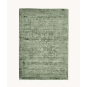 Tapis vert sauge uni, moquette minimaliste en viscose, tapis doux et moderne à poils ras pour salon, chambre, bureau, chambre d'enfant, décoration de sol, maison - Product Image 2