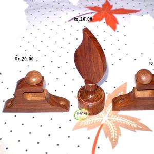 Extremos de cortina de madera hermosos y de diseñador hechos a mano de calidad superior, remate decorativo Recién llegado - Product Image 1