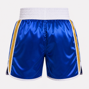 กางเกง MMA แบบสั่งทำพิเศษสำหรับผู้ชาย ผ้าโพลีเอสเตอร์ผสมสแปนเด็กซ์ กางเกงชกมวยแห้งเร็ว น้ำหนักเบา ยืดหยุ่น เหมาะสำหรับฝึกซ้อม MMA มวยไทย - Product Image 5