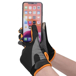 Gants de cyclisme personnalisés à doigts entiers avec support de paume absorbant les chocs et tissu respirant - Product Image 3