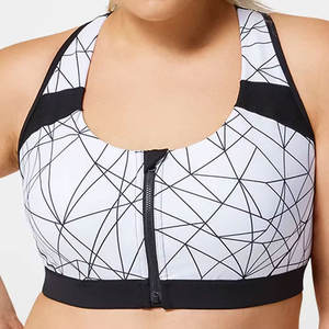 Sujetador deportivo de alto soporte para mujer con espalda cruzada ajustable y copas acolchadas para máxima comodidad y rendimiento - Product Image 6