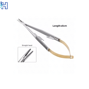 Porte-aiguille Mathieu, porte-aiguille chirurgical avec mors fins dentelés pour une manipulation précise des aiguilles à suture - Product Image 5