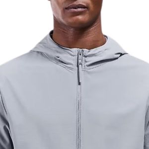 <b>Mens</b> Performance Windbreaker <b>Lightweight</b> Running <b>Jacket</b> Breathable Outdoor Sportswear Full Zip Water Resistant Custom Clothing - Product Image 3