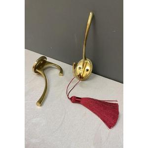 Polish Finish Brass Coat <b>Hooks</b> Hardware Items Multifunctional Style Anti Rust <b>Wall</b> & Door Mount <b>Hook</b> & Rails - Product Image 1