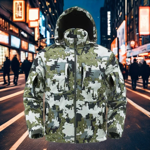 เสื้อแจ็คเก็ตผู้ชายแบบสั่งทำพร้อมส่ง ขายส่ง ผ้าฟลีซหนังนิ่ม ระบายอากาศ กันลม เป็นมิตรกับสิ่งแวดล้อม เหมาะสำหรับล่าสัตว์กลางแจ้งในฤดูหนาว - Product Image 1