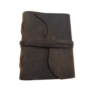Genuine Rustic <b>Leather</b> Planner Handmade Designer Style Notebook <b>Diary</b> for Men Women with Box Packed Gift Customizable - Product Image 1