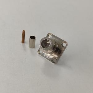 Conector RF Hembra N con Brida Cuadrada de 25.4mm, Montaje de 4 Orificios, Impermeable, 50 Ohmios, para Cable Coaxial RG142 RG58, Puerto de Antena - Product Image 1