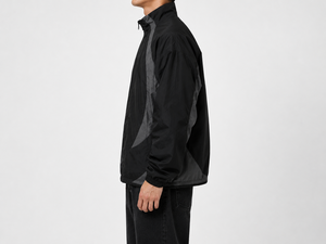 Wholesale Customizable Hooded <b>Racer</b> Starter Windbreaker <b>Jacket</b> Windproof Quarter-Zip Loose fit custom front back logo Autumn fit - Product Image 3