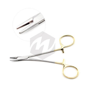 Derf Needle Holder Tungsten Carbide Surgical Medic Instruments Secure Needle <b>Grip</b> Stainless Steel <b>Control</b> Longevity - Product Image 2