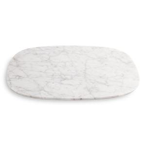Round <b>Marble</b> Stone <b>Tray</b> Elegant Serving <b>Tray</b> Made of White <b>Marble</b> for Home Decor and Kitchen Storage Elegant <b>Marble</b> Platter - Product Image 4
