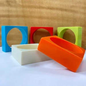 Fashionable Handmade Resin Bangle <b>Set</b> <b>for</b> Women <b>Girls</b> Casual Party and Wedding Accessories Colorful Jewelry <b>Crafted</b> Bangles - Product Image 6