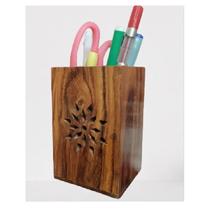 Porte-stylos en bois, best-seller, organisateur de papeterie, porte-crayons en bois, boîte de rangement de papeterie de bureau - Product Image 2
