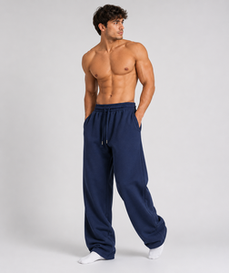 Pantalones deportivos extragrandes, súper suaves y cómodos, pantalones jogger holgados de felpa, estilo casual, corte holgado, ropa urbana, cintura elástica, pantalones personalizados - Product Image 6