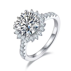 Best Quality Modern Moissanite Diamond <b>Ring</b> Cushion Cut 18K <b>Gold</b> Plated <b>Ring</b> for Engagement Wedding and Gifts for Sale - Product Image 2