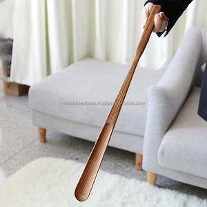 Calzador de mango largo natural para ayudar a usar zapatos Calzador de madera para hombres Senior Discapacitado - Product Image 4