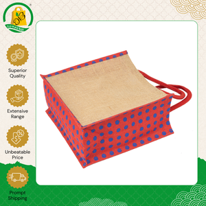 Venta Exclusiva de Bolsas de Yute Ecológicas y Modernas para Uso Diario con Estampado de Puntos en Toda la Superficie a un Precio Accesible - Product Image 6