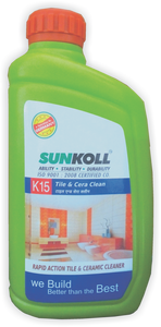 SUNKOLL INDUSTRIES K15 Professional Ceramic Tile <b>Cleaner</b> Rapid Action Liquid Removing Tough Stains <b>Grout</b> Residue Cement Scale - Product Image 2